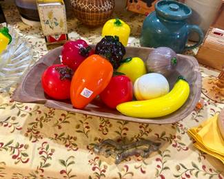 Decorative Glass Vegetables