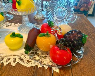 Decorative Glass Vegetables