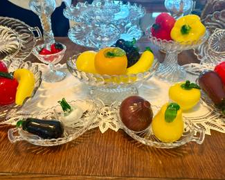 Decorative Glass Vegetables