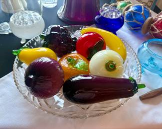 Decorative Glass Vegetables