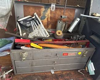CRAFTSMAN TOOLBOX WITH TOOLS