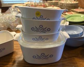 4 CORNINGWARE DISHES