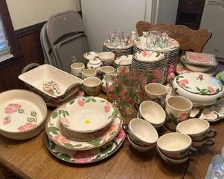 SET OF FRANCISCAN DISHES