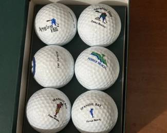 PEBBLE BEACH GOLF BALLS