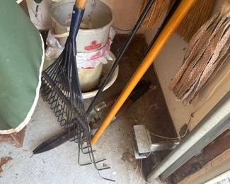 RAKE, BROOMS, ETC