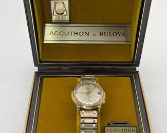 18 MensVintageBoeingBulovaAccutronWatchinOriginalBoxSeePhotos