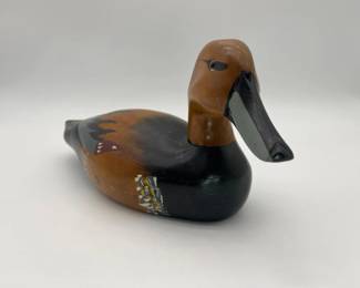 19 SolidWoodHandPaintedDecoyDuck