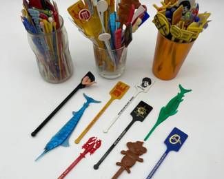 47 VintageTouristBarandLoungeSwizzleSticks