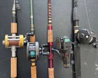 3 VarietyofVintageFishingRodandReelLot