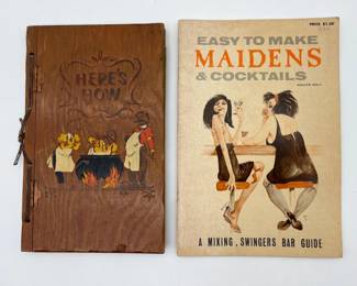28 VintageRacyDrinkMixingRecipeBooks