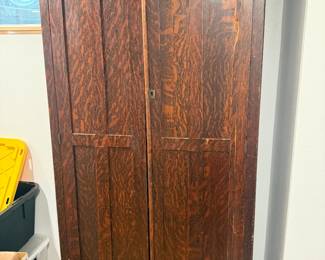 Antique Redwood Wardrobe