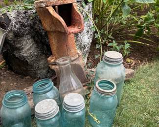 Antique Mason Jars