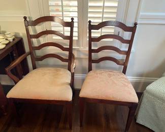 One armchair, and three regular four total