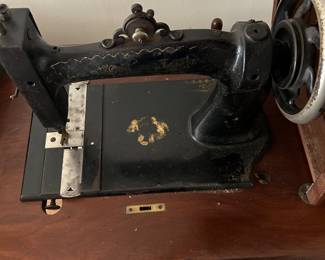 White brand sewing machine from late 1800's. Quality machine from an early era.