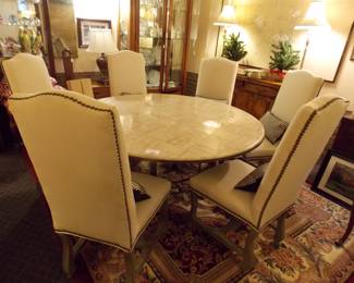 Table with 6 chairs