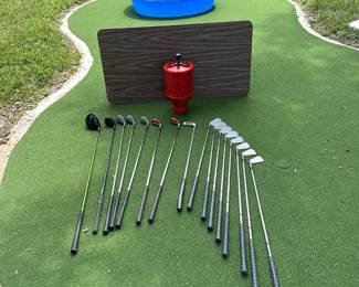 Hogan irons 3 through pitching wedge.