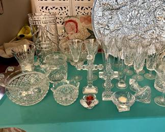 Selection of Waterford Crystal.