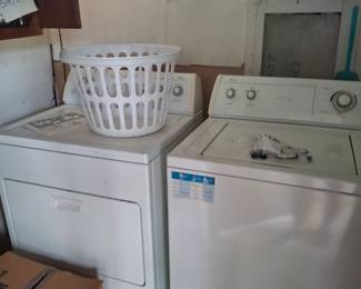 Washer and dryer