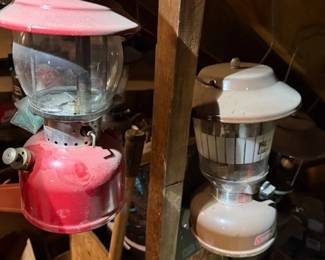 Coleman 200a. Brown picket fence globe. 