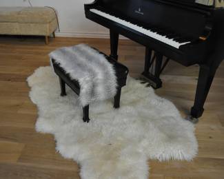 1969 Steinway & Sons Grand Piano Ebony Satin - Model L - 5' 10" -signed by John Steinway - excellent condition