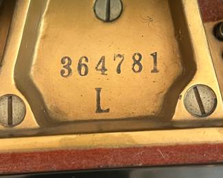 1969 Steinway & Sons Grand Piano Ebony Satin - Model L - 5' 10" -signed by John Steinway - excellent condition