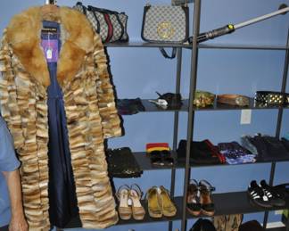 Shoes, clothing etc. by Gucci, Prada, Marc Jacob, Yves St. Laurent, Michelle Mason, Paul & Joe, Nike, Levi , et. al.