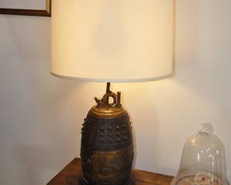 Mid Century Dunham bronze bell base