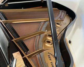 1969 Steinway & Sons Grand Piano Ebony Satin - Model L - 5' 10" -signed by John Steinway - excellent condition