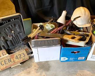 Miscellaneous Lot Of Handyman Tools