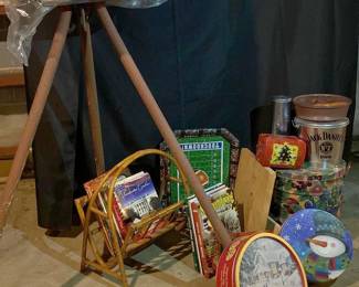 Tins Cookbooks Iron Cooking Stand