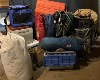 Variety Of Camping Supplies