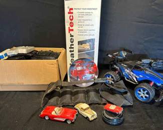 WeatherTek Cargo Liner, Weight Belt and Various Car Inspired Items, Train Track Set, Remote Car