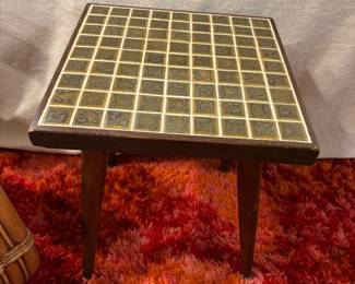 Mid-century tile table