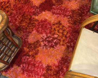 Mid-century Rya shag rug 