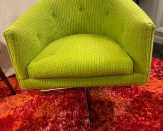 Milo Baughman for Thayer Coggin swivel chair