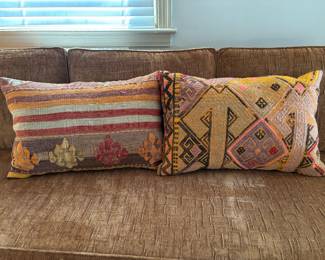 Persian rug-style pillows