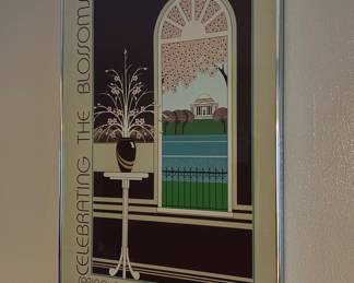 Vintage signed DC Cherry Blossom Festival poster