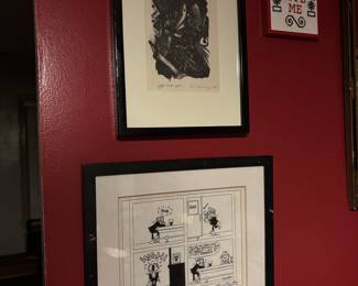 Signed Reg Smythe Andy Capp comic