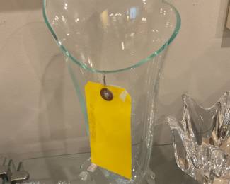 Stephen schlanser studio art glass vase $52.50 + tax