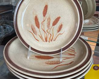 Autumn wheat stoneware $98.70 + tax