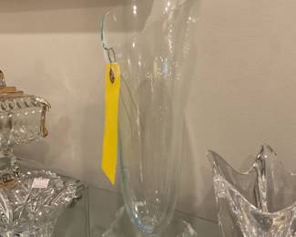 Stephen schlanser studio art glass vase $52.50 + tax