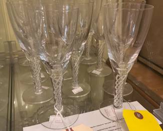 Stuart clavet wine glasses $14 + tax each