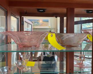Pink depression glass bowls $21 - $56 + tax
