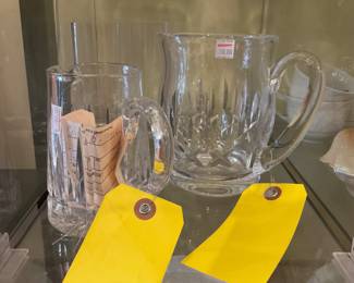 Cut crystal cocktail mixers $28 - $84 + tax