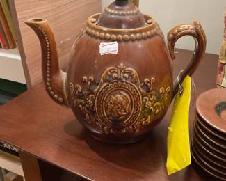 Large ceramic tea pot $21 + tax 