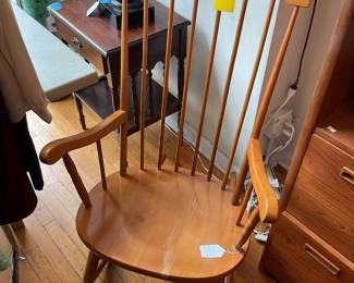 Vintage oak rocking chair $122.50 + tax