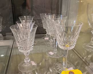 Waterford crystal wine glasses