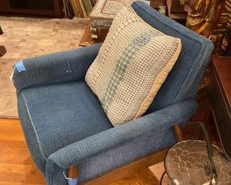 Vintage rubee sofa lounge danish style blue chair $224 + tax