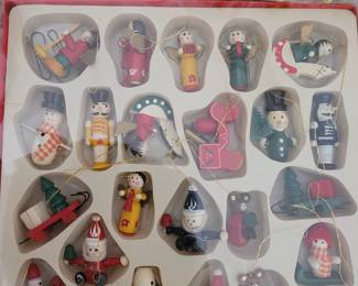 Vintage wooden ornaments 