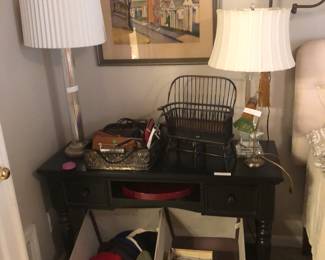 Lamps, furniture, picture
